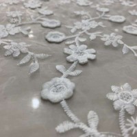 Fancy Flower Embroidery Lace